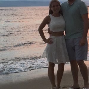 Two Piece Bride To Be Outfit